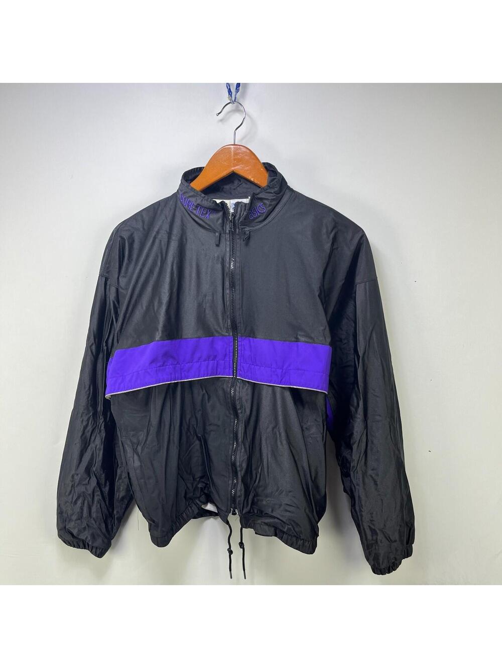 Vintage 90s Asics Gore-Tex Windbreaker Jacket Small